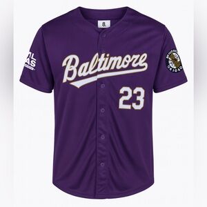 2023 Baltimore City Pride SGA Jersey Baltimore Orioles / Ravens Sz Md MLB NFL